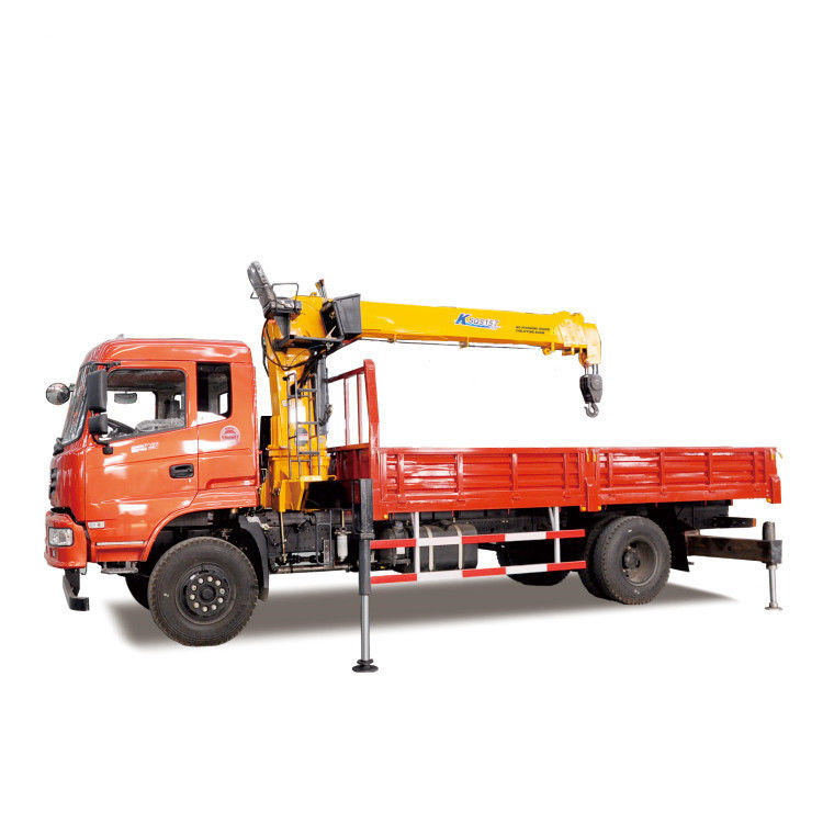 6 Ton Mini 4 Section Boom Truck Crane For Euro 1/2/3/4/5 Emission Standard