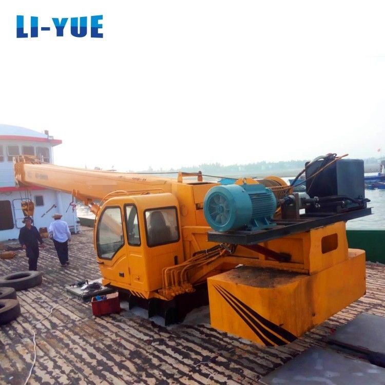 Hydraulic Marine Offshore Crane 2Tons Fixed Boom Type for Ship Decking Machine on Ship