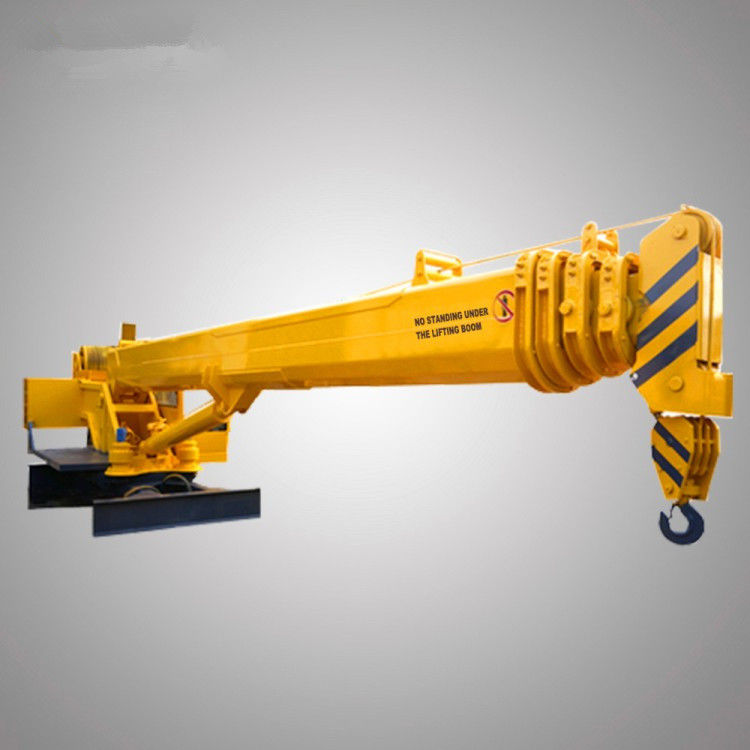 Decking Machine 5 Tons Rated Loading Capacity Ship to Shore Spider Crane with 360 Degree Slewing Arm