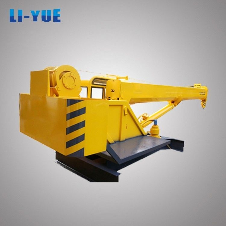 Decking Machine 5 Tons Rated Loading Capacity Ship to Shore Spider Crane with 360 Degree Slewing Arm