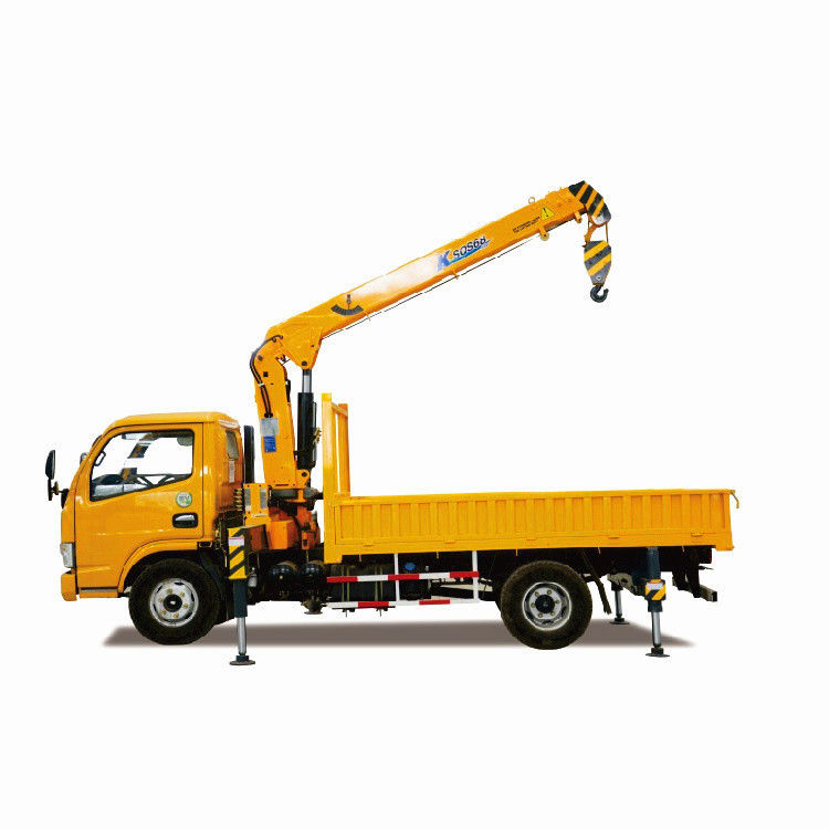 Custom 3 Ton Truck Mounted Crane Dongfeng 4x2 Manipulator Crane For Construction