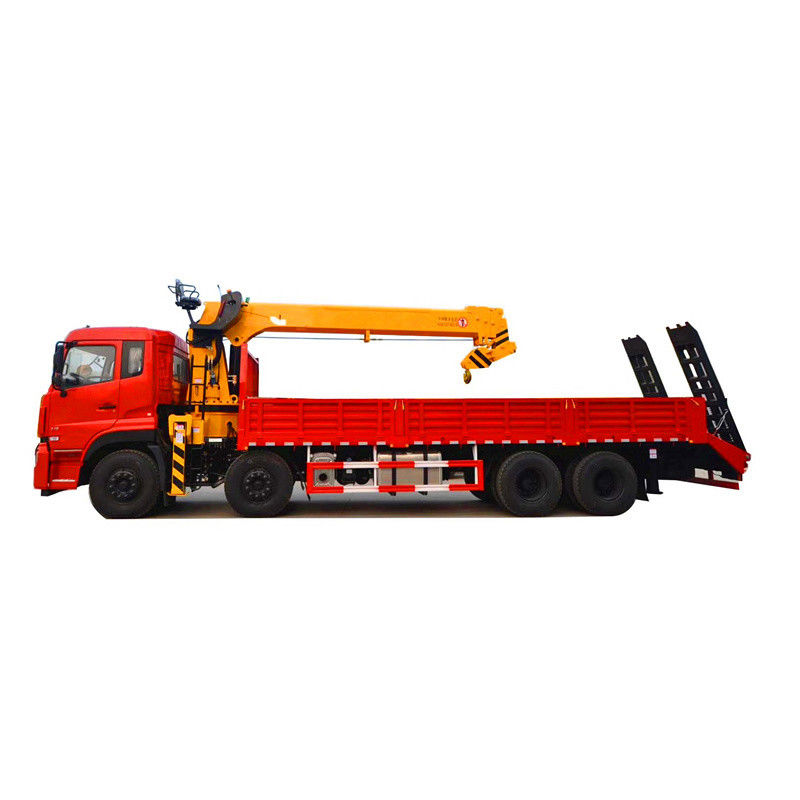 HBQZ Dongfeng Straight Arm 8*4 Chassis 16 Ton Mobile Truck Crane For Pick Up