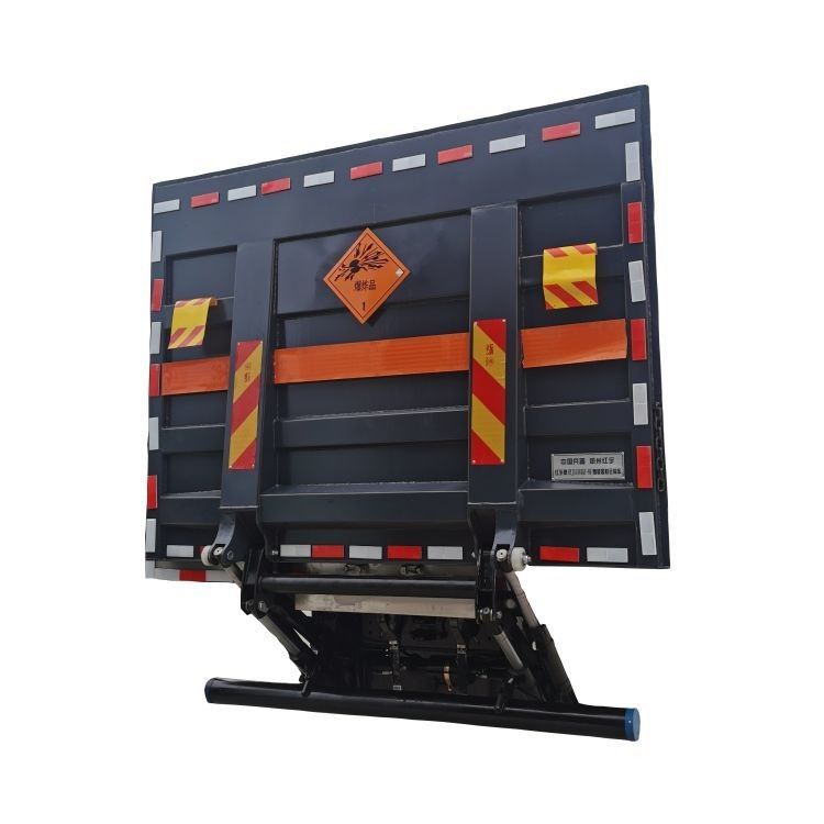 Hydraulic Container Tail Lift Platform for Shacman Truck Model Powered by Engine Driven