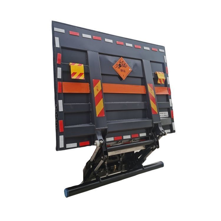 Hydraulic Container Tail Lift Platform for Shacman Truck Model Powered by Engine Driven