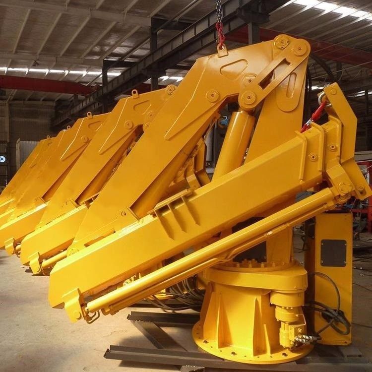 2 / 3 / 5 / 10 Ton Offshore Telescopic Ship Marine Deck Crane With Customer Requirements