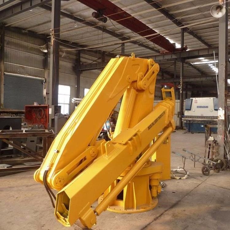 2 / 3 / 5 / 10 Ton Offshore Telescopic Ship Marine Deck Crane With Customer Requirements