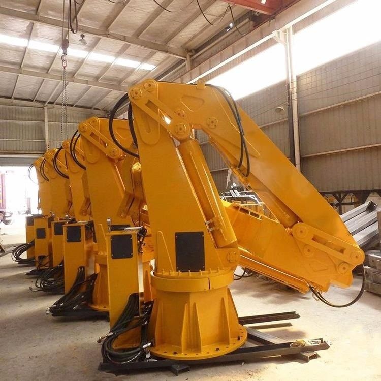 2 / 3 / 5 / 10 Ton Offshore Telescopic Ship Marine Deck Crane With Customer Requirements