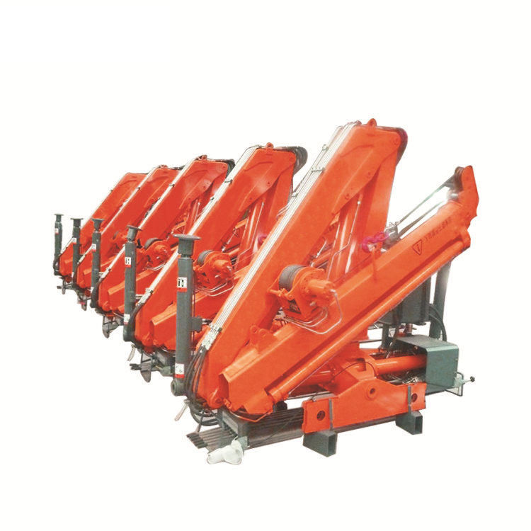 Hydraulic Mobile Mini Knuckle Folding Boom Crane Lorry Truck Mounted Crane 4 Ton