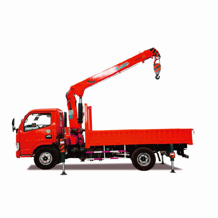 Customizable 5 Ton Telescopic Crane On Self-Made Truck Chassis For MOOG Hydraulic Cylinder And Customer Requirements