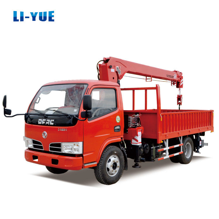 Customizable 5 Ton Telescopic Crane On Self-Made Truck Chassis For MOOG Hydraulic Cylinder And Customer Requirements