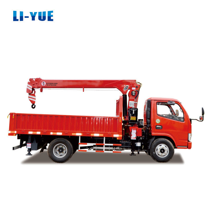 Customizable 5 Ton Telescopic Crane On Self-Made Truck Chassis For MOOG Hydraulic Cylinder And Customer Requirements