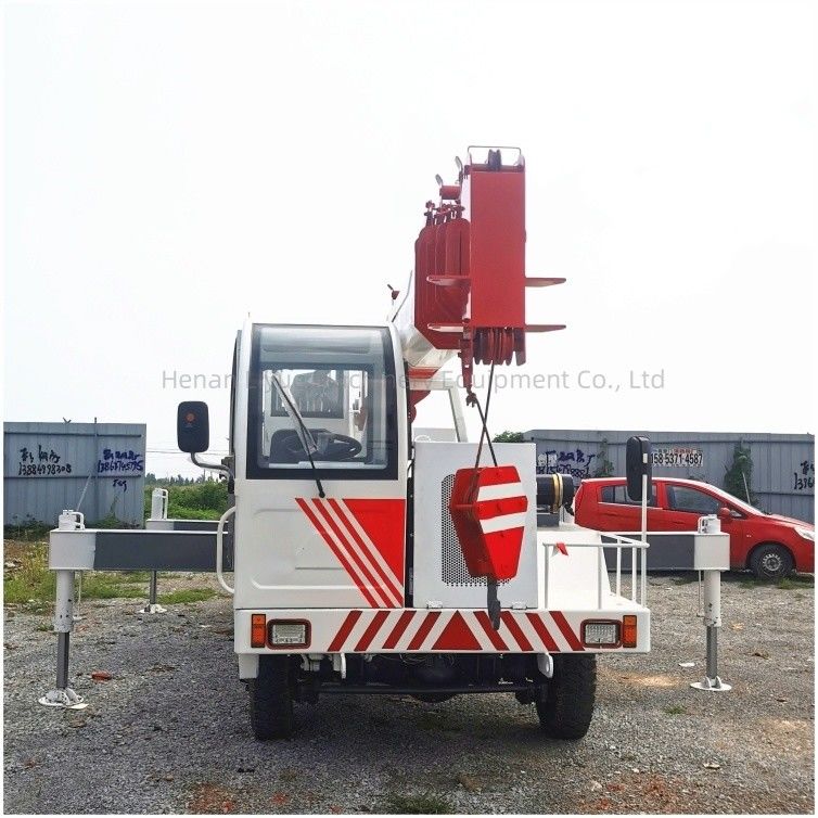 4x2 Crane 6/8/10/12 Tons Hydraulic Boom Mobile Truck Crane with Homemade Chassis
