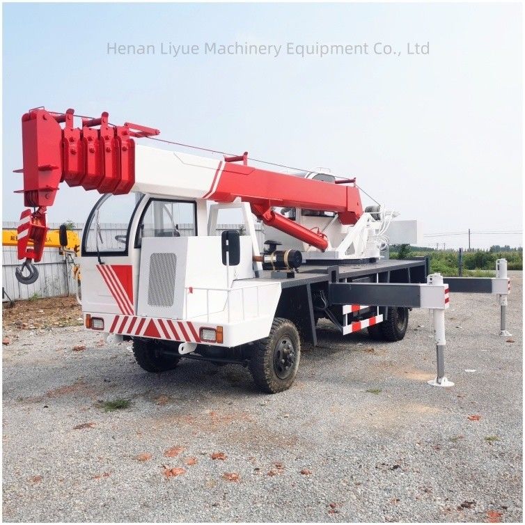 4x2 Crane 6/8/10/12 Tons Hydraulic Boom Mobile Truck Crane with Homemade Chassis