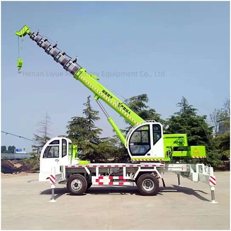 4x2 Crane 6/8/10/12 Tons Hydraulic Boom Mobile Truck Crane with Homemade Chassis
