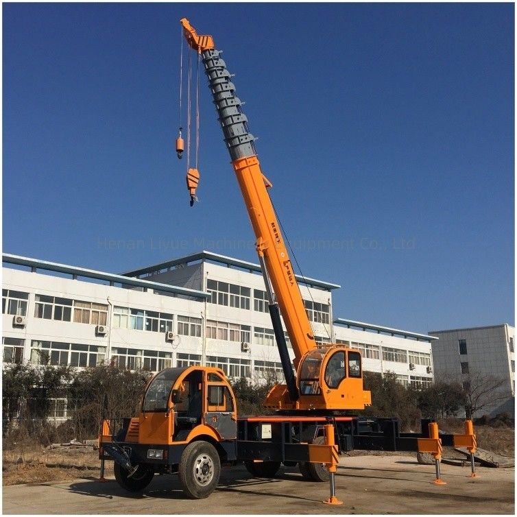Customize 10 ton 12 ton 16 ton Mini Crane with WEICHAI Engine and Hydraulic Parts Telescopic Boom Mobile Crane Made