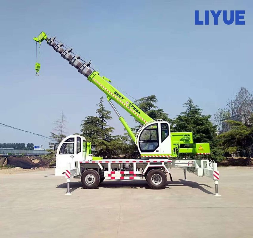 Hydraulic Straight Arm Boom Crane 12 Ton 16 Ton Truck Crane with Homemade Chassis