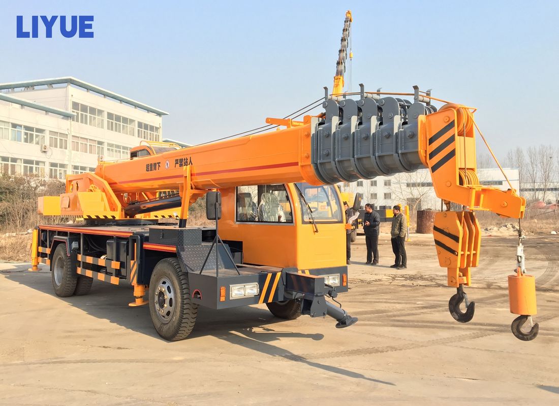 Hydraulic Straight Arm Boom Crane 12 Ton 16 Ton Truck Crane with Homemade Chassis
