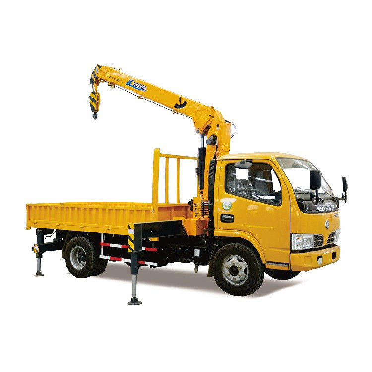 Technology 4 Ton Mobile Straight Boom Lorry Crane With Max. Lifting Height of 6.8m