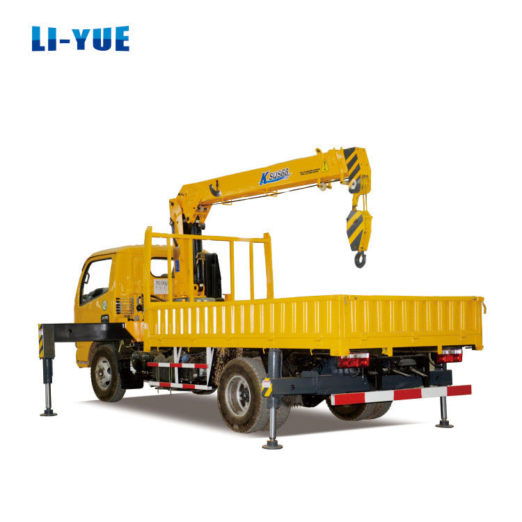 Excellent Liyuan Hydraulic Mini 3.2 Ton Telescopic Boom Lorry Crane with 4.6m Span