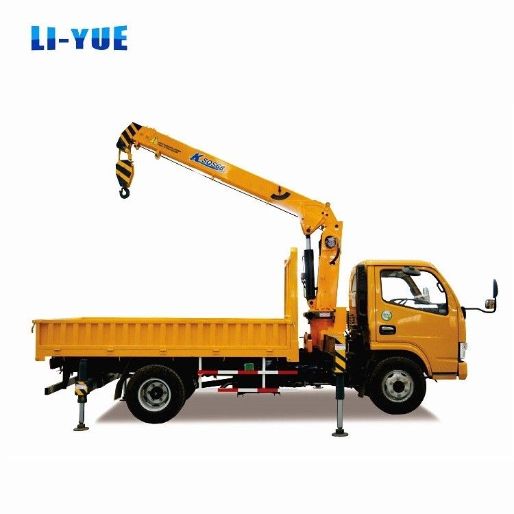Excellent Liyuan Hydraulic Mini 3.2 Ton Telescopic Boom Lorry Crane with 4.6m Span