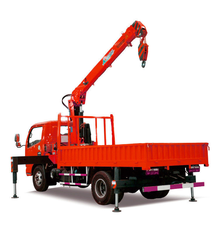 4 Ton Small Stiff Arm Lorry Crane With Hydraulic Lifting Machinery for Precise Lifting
