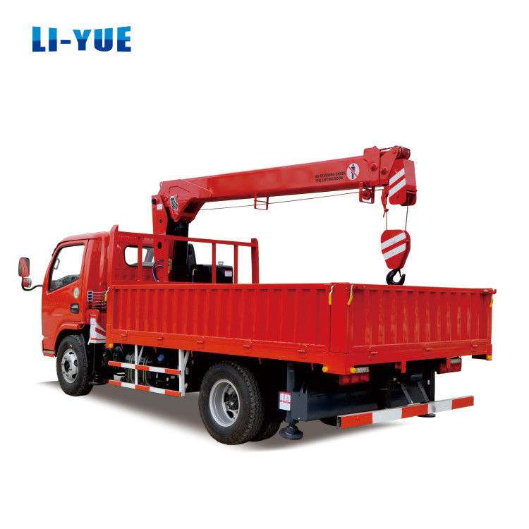 4 Ton Small Stiff Arm Lorry Crane With Hydraulic Lifting Machinery for Precise Lifting