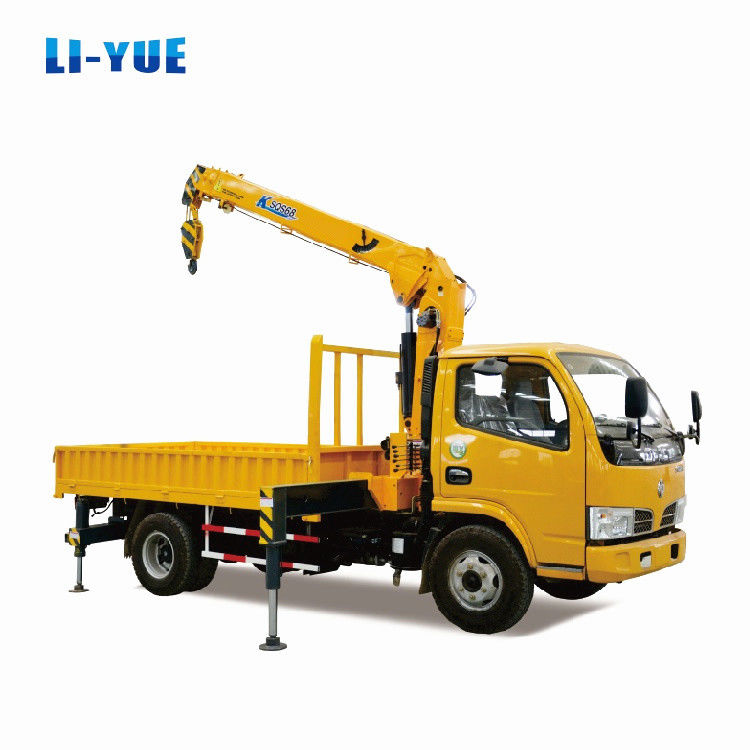 High Operating Efficiency Mini 4 Ton Hydraulic Stiff Boom Lorry Crane for Performance