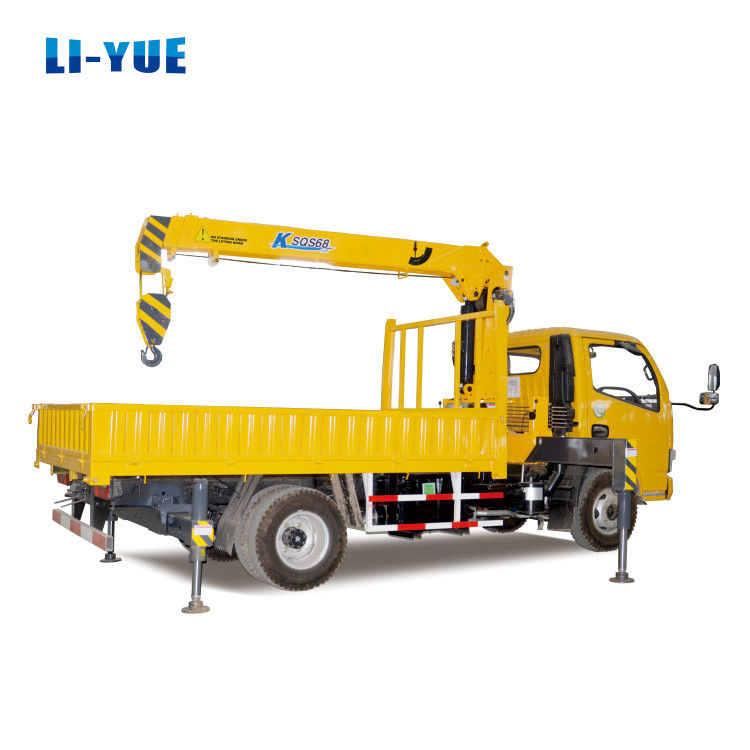 High Operating Efficiency Mini 4 Ton Hydraulic Stiff Boom Lorry Crane for Performance