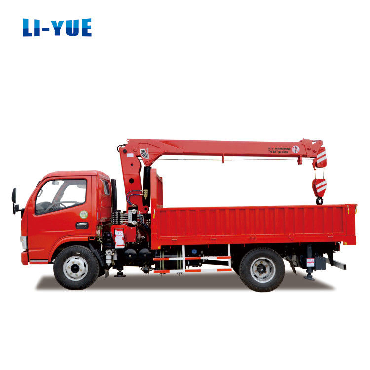 4.6m Span Stiff Loader 3.2 Ton Straight Arm Mobile Lorry Crane for Mobile Lifting Machinery High Operating Efficiency