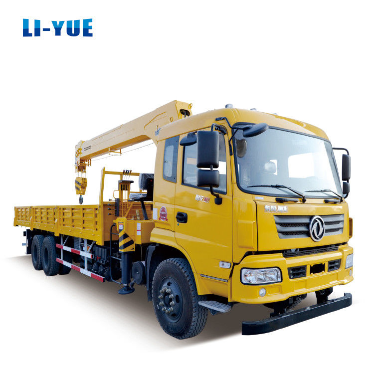 Max. Lifting Height 17.2m Best Service Liyuan Hydraulic Valve 12 Ton Mobile Lorry Crane