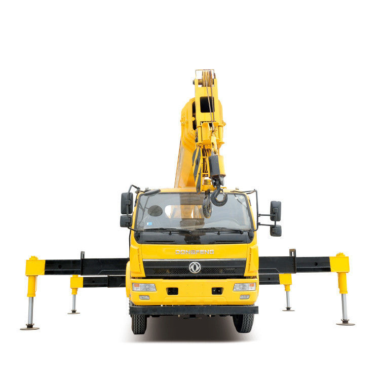 6 Ton Hydraulic Truck Crane for Construction Lifting with Straight Arm Boom and YUNNEI Engine