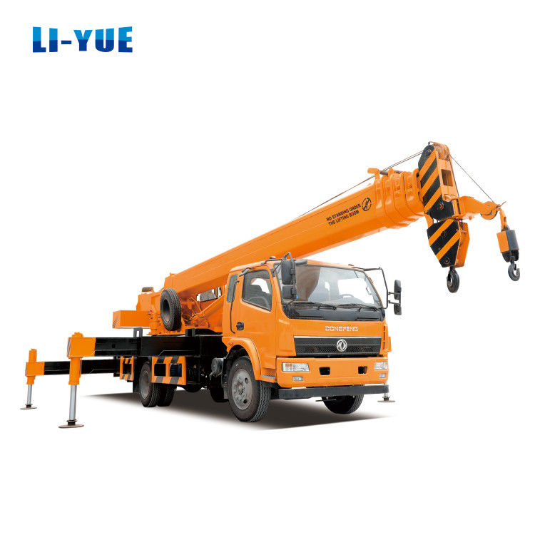 10 Tons Telescopic Boom Truck Crane for Building Construction Design and Max. Lifting Height of 36m Hengli Hydraulic Valve