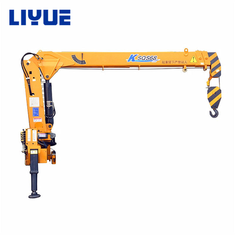 Construction Lifting Capacity 1 - 14 Ton Truck Crane For Dongfeng Foton Sinotruk 4X2