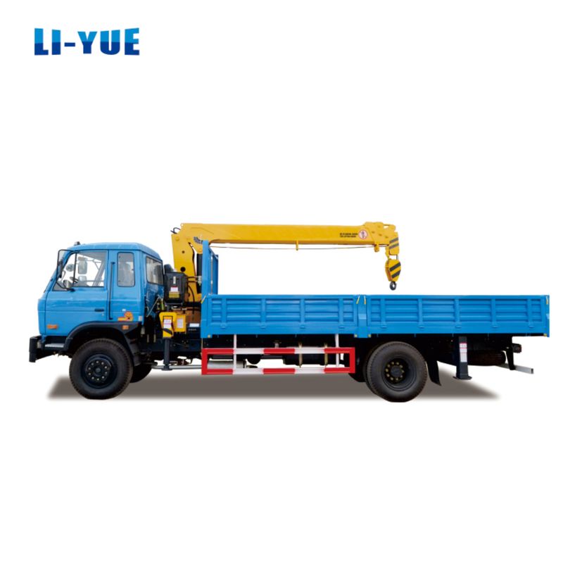 China Construction 6.3 Tons Stiff Arm Mobile Lorry Crane With High Performance