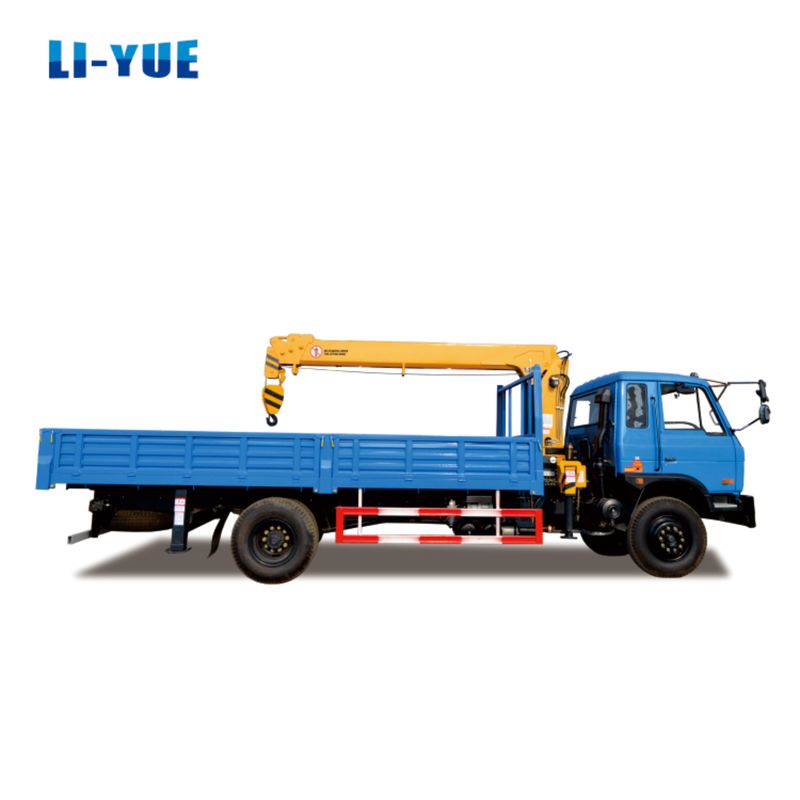 China Construction 6.3 Tons Stiff Arm Mobile Lorry Crane With High Performance