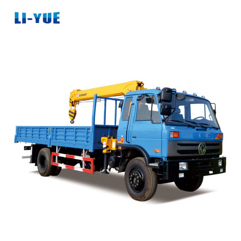 China Construction 6.3 Tons Stiff Arm Mobile Lorry Crane With High Performance
