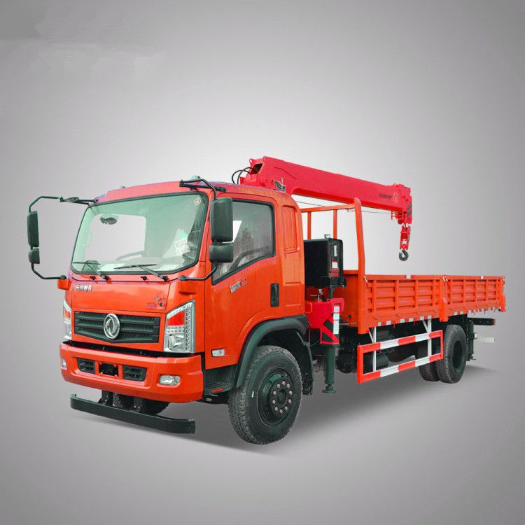 5 Ton Truck Mounted Crane Telescopic Boom Lorry Crane with Euro 1/2/3/4/5 Emission Standard