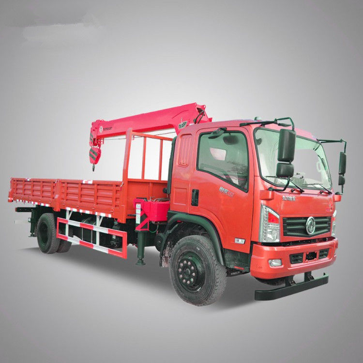 5 Ton Truck Mounted Crane Telescopic Boom Lorry Crane with Euro 1/2/3/4/5 Emission Standard