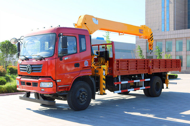 Crane With Truck 3 Ton 5 Ton 6.3 Ton Telescopic Boom Small Truck Mounted Crane