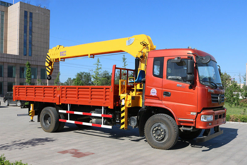 Crane With Truck 3 Ton 5 Ton 6.3 Ton Telescopic Boom Small Truck Mounted Crane