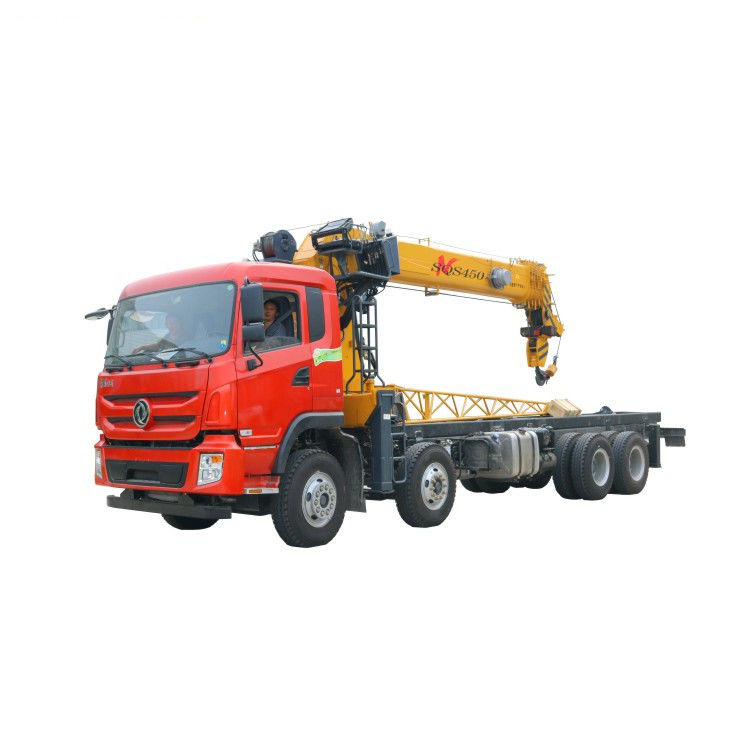 New DongFeng 8x4 Cargo Truck With 16 Ton Hydraulic Telescoplic Straight Boom Lifting Crane Truck For Sale