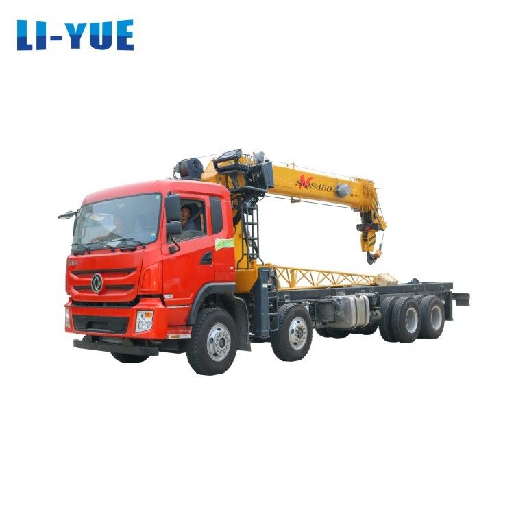 New DongFeng 8x4 Cargo Truck With 16 Ton Hydraulic Telescoplic Straight Boom Lifting Crane Truck For Sale