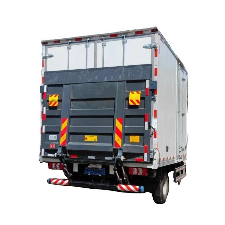 China Hydraulic Cylinder 1 Ton Truck Tail Lift Tailboard With Push Button Control Box