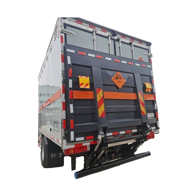 China Hydraulic Cylinder 1 Ton Truck Tail Lift Tailboard With Push Button Control Box