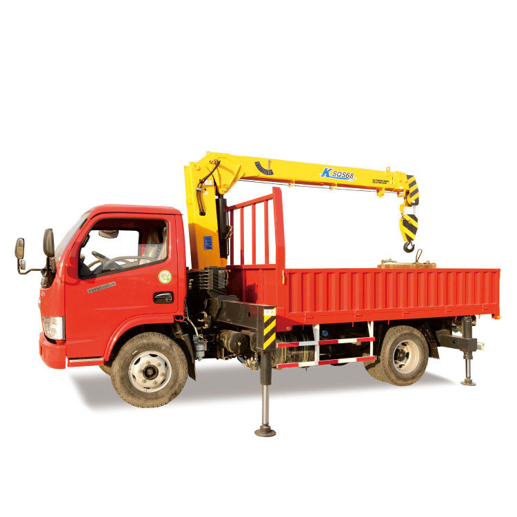 Dongfeng 4x4 Truck With Crane  5 Tons Small Crane Truck With Cargo Box Truck Crane