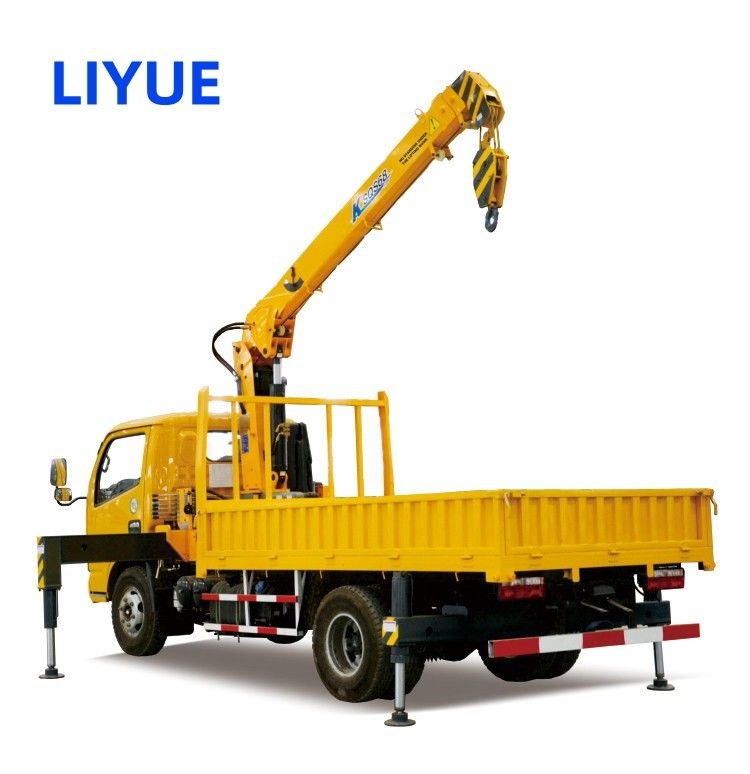China Construction Machinery Manufacturer 3.2 Ton Telescopic Boom Truck Mobile Crane Truck Mounted Crane