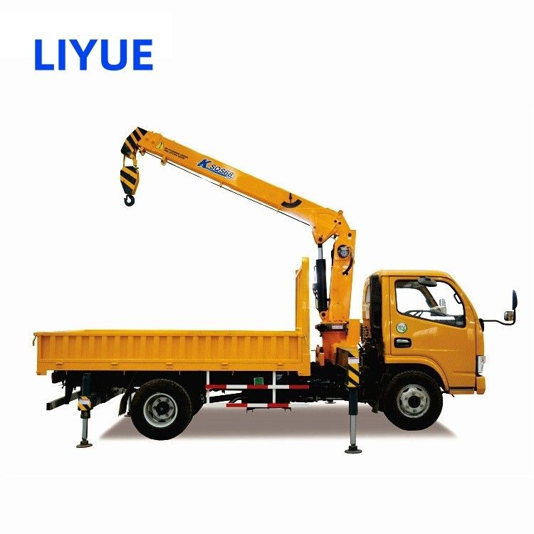 China Construction Machinery Manufacturer 3.2 Ton Telescopic Boom Truck Mobile Crane Truck Mounted Crane