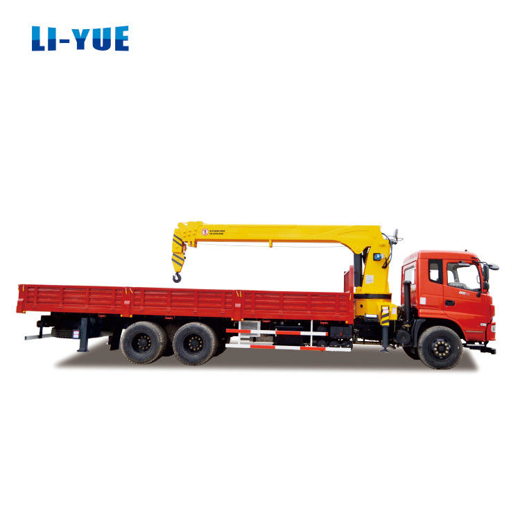 Loading 16 Ton Telescopic Boom Truck Mounted Crane 5 Section Boom Crane Truck  Cranes Lorry Crane