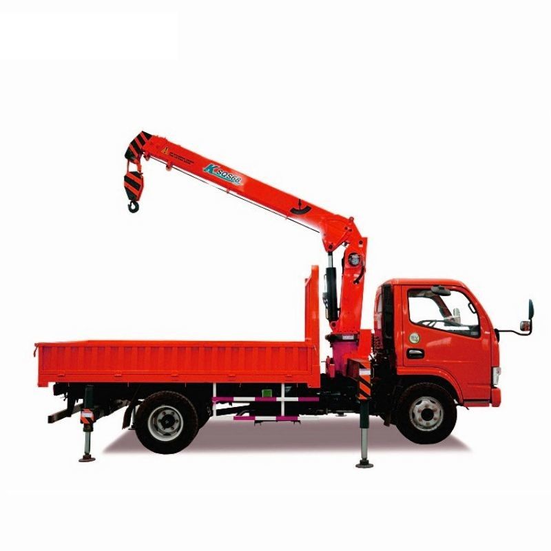 Truck With Crane 3 Ton Telescopic Boom Small Truck Mounted Crane For Sale