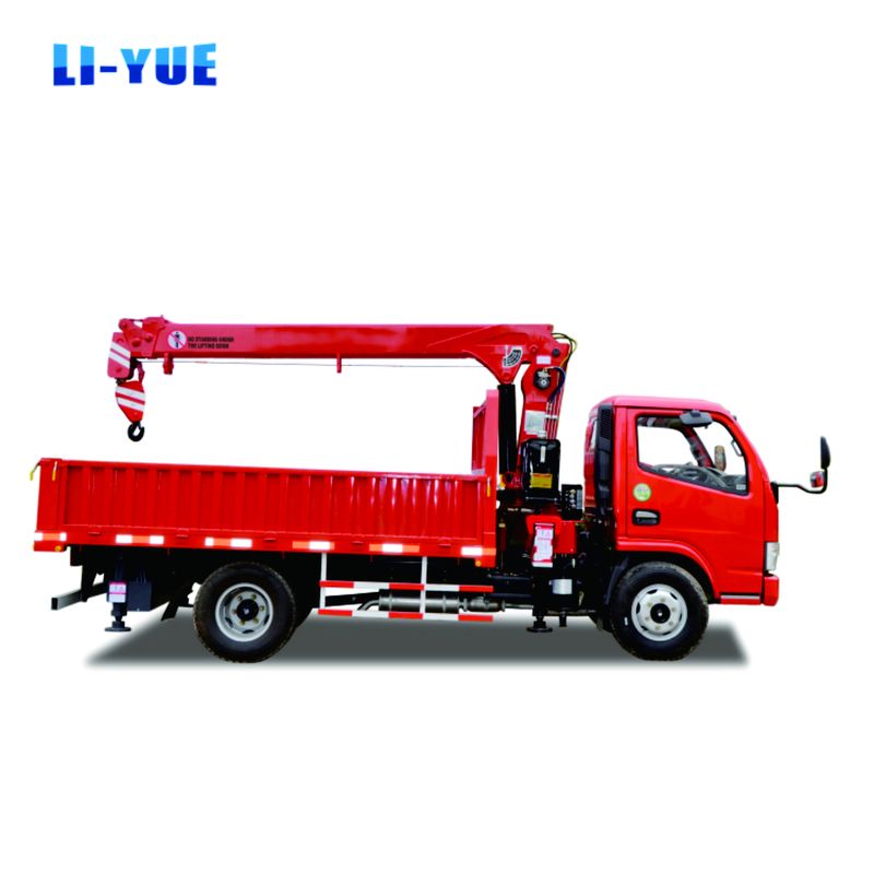 High Performance Mini 3.2 Ton Hydraulic Mobile Lorry Crane With Stiff Boom